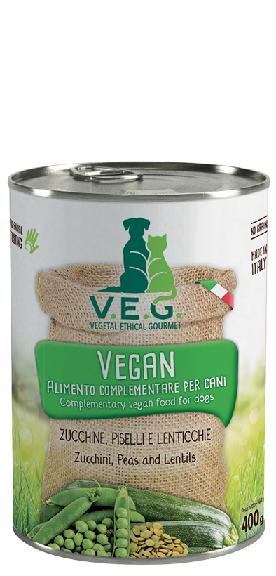 Vegan - zucchine, piselli e lenticchie 400 g